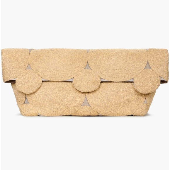 Cult Gaia Tan Woven Clutch - Picture 2 of 9